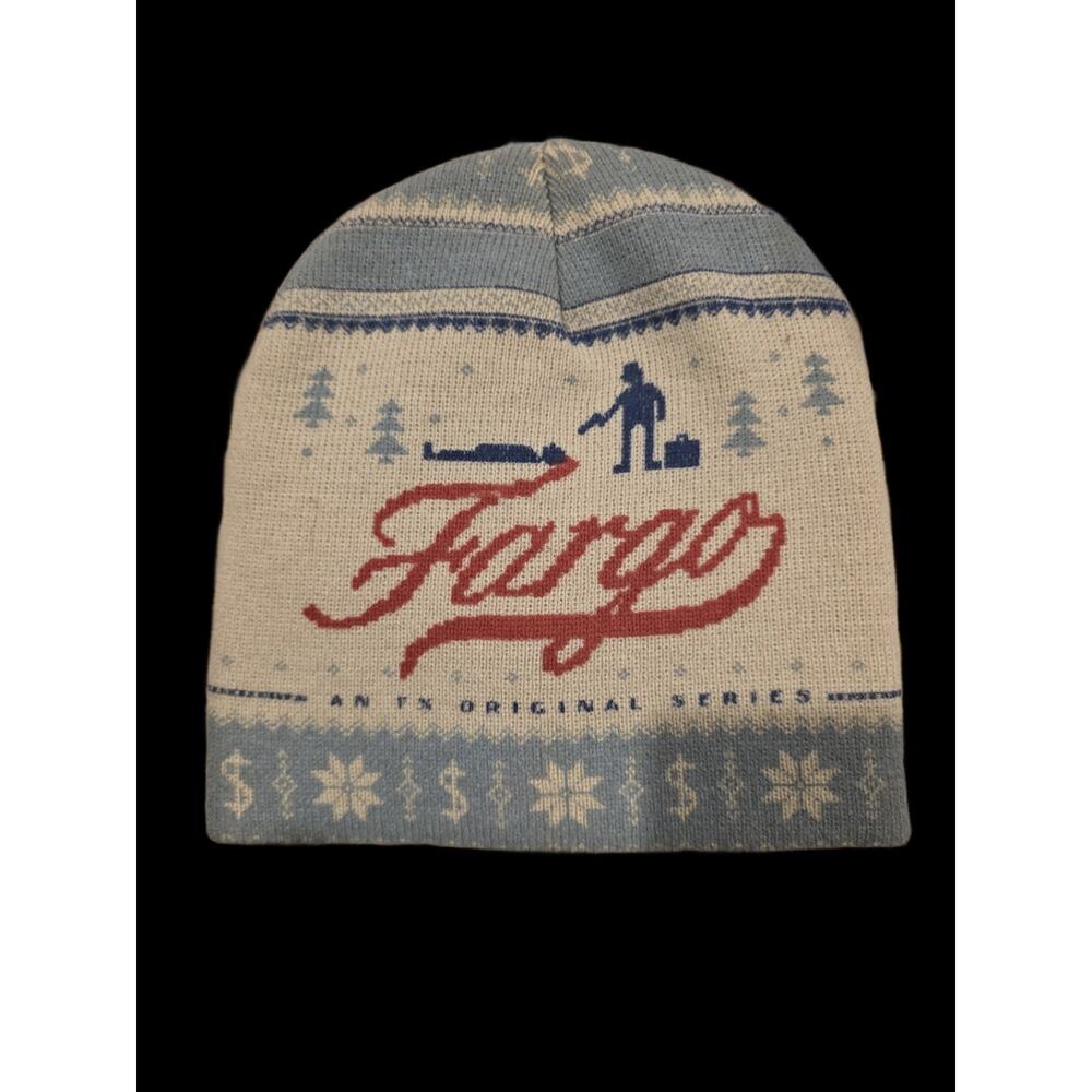 Fargo Collectible Beanie Hat Cap FX TV Show Promo Vintage Rare Black Embroidered